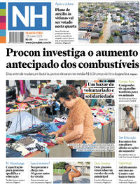 Capa do jornal Jornal NH 28/06/2023