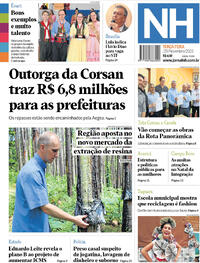 Capa do jornal Jornal NH 28/11/2023