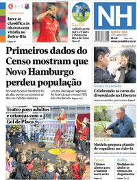 Capa do jornal Jornal NH 29/06/2023