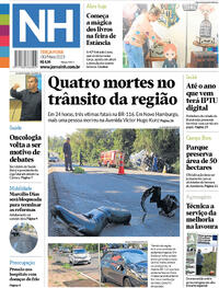 Capa do jornal Jornal NH 30/05/2023