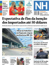 Capa do jornal Jornal NH 30/11/2023