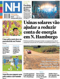 Capa do jornal Jornal NH 31/01/2023