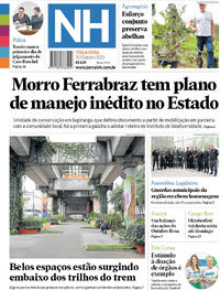 Capa do jornal Jornal NH 31/10/2023