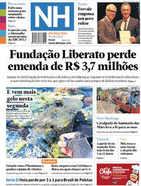 Capa do jornal Jornal NH 01/07/2024