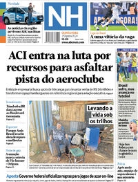 Capa do jornal Jornal NH 01/08/2024