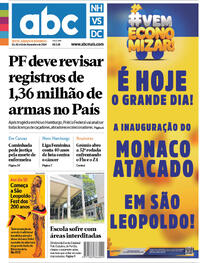 Capa do jornal Jornal NH 01/11/2024