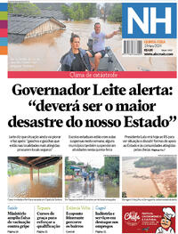 Capa do jornal Jornal NH 02/05/2024