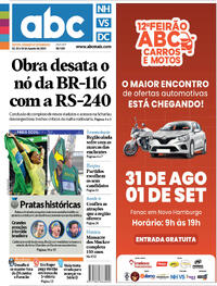 Capa do jornal Jornal NH 02/08/2024