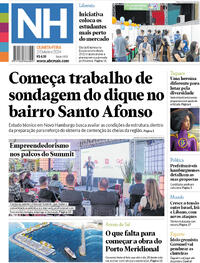 Capa do jornal Jornal NH 02/10/2024