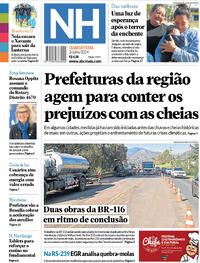 Capa do jornal Jornal NH 03/07/2024