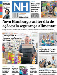 Capa do jornal Jornal NH 04/04/2024
