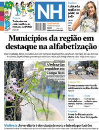 Capa do jornal Jornal NH 04/09/2024