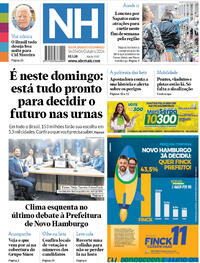 Capa do jornal Jornal NH 04/10/2024