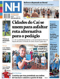 Capa do jornal Jornal NH 05/02/2024