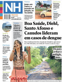 Capa do jornal Jornal NH 05/03/2024