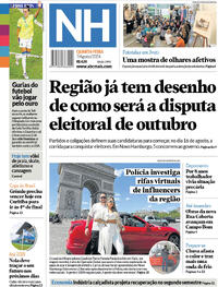 Capa do jornal Jornal NH 07/08/2024