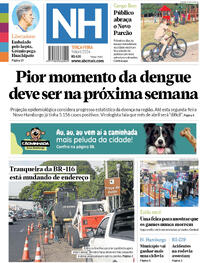 Capa do jornal Jornal NH 09/04/2024