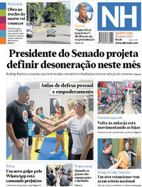 Capa do jornal Jornal NH 10/01/2024