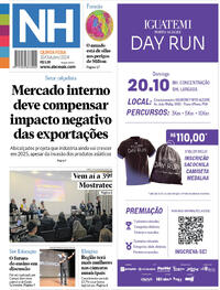 Capa do jornal Jornal NH 10/10/2024