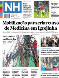 Capa do jornal Jornal NH 11/04/2024