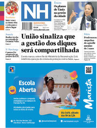 Capa do jornal Jornal NH 12/09/2024
