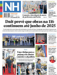 Capa do jornal Jornal NH 13/03/2024