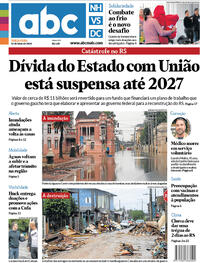 Capa do jornal Jornal NH 14/05/2024