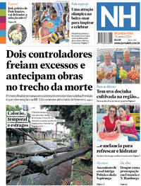 Capa do jornal Jornal NH 15/01/2024