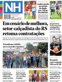 Capa do jornal Jornal NH 15/04/2024