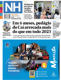 Capa do jornal Jornal NH 15/10/2024