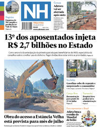 Capa do jornal Jornal NH 16/04/2024