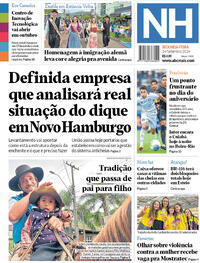 Capa do jornal Jornal NH 16/09/2024