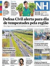 Capa do jornal Jornal NH 17/01/2024