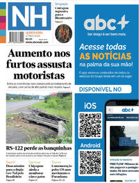 Capa do jornal Jornal NH 17/04/2024