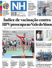 Capa do jornal Jornal NH 17/12/2024
