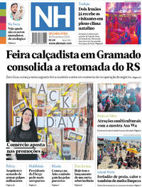 Capa do jornal Jornal NH 18/11/2024