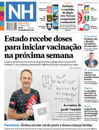 Capa do jornal Jornal NH 19/03/2024