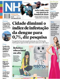 Capa do jornal Jornal NH 19/09/2024