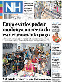 Capa do jornal Jornal NH 20/02/2024