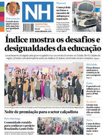 Capa do jornal Jornal NH 20/11/2024