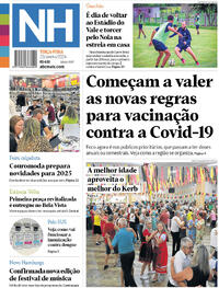 Capa do jornal Jornal NH 23/01/2024