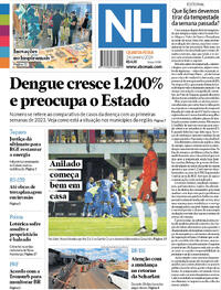 Capa do jornal Jornal NH 24/01/2024