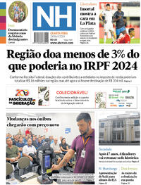 Capa do jornal Jornal NH 24/04/2024