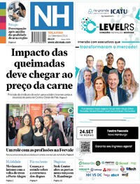 Capa do jornal Jornal NH 24/09/2024