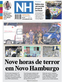 Capa do jornal Jornal NH 24/10/2024