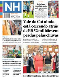 Capa do jornal Jornal NH 25/01/2024