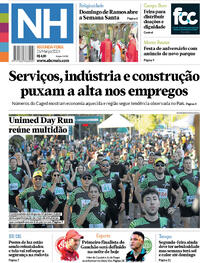 Capa do jornal Jornal NH 25/03/2024