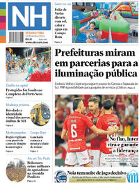 Capa do jornal Jornal NH 26/02/2024