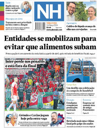 Capa do jornal Jornal NH 26/03/2024