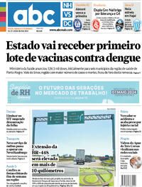 Capa do jornal Jornal NH 26/04/2024